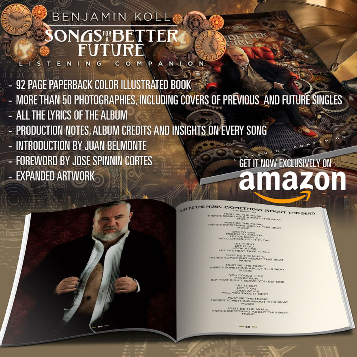 Get the Songs For A Better Future - Listening Companion paperback photo book here