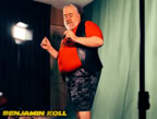 Benjamin Koll filming the music video just What You Do To Me